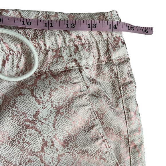 Bevy Flog rose gold python Shely pull on ankle pants size 27 - Picture 6 of 11